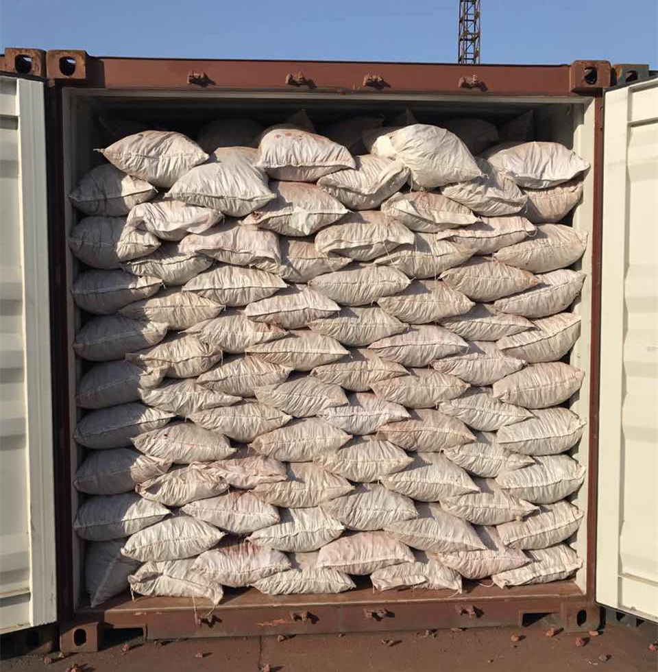 FCL container loading — roasted coffee 10kg cartons