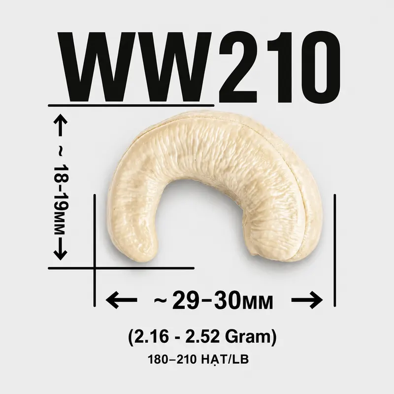 Hạt Điều WW210 — ảnh 4